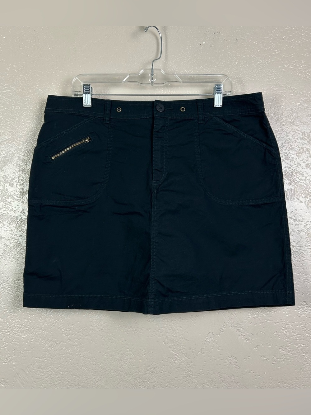 5 for $30 White Stag Black Mini Skirt with Zip Pocket